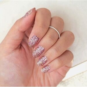 Color Street Tokyo Lights Nail Polish Strips Glitter Easy Peel & Apply